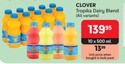 Clover Tropika Dairy Blend (All Variants)-10 x 500ml