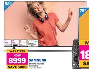Samsung 58" UHD Smart TV 58TU7000