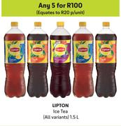 Lipton Ice Tea (All Variants)-For Any 5 x 1.5L    