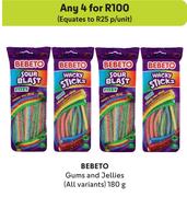 Bebeto Gums & Jellies (All Variants)-For Any 4 x 180g