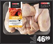 Spar Select Fresh Chicken Braai Pack 8 Piece (Excess Fat & Skin Removed)-Per Kg