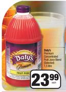 Daly's Premium Concentrated Fruit Juice Blend (Selected)-1.5L Each