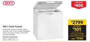 Defy 190L Chest Freezer