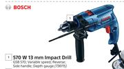 Bosch 570W 13mm Impact Drill GSB 570-Each