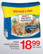 Spar Instant Noodles (Selected)-5 x 75g Per Pack