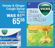 Vicks Honey & Ginger Cough Syrup-100ml