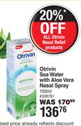 Otrivin Sea Water With Aloe Vera Nasal Spray-100ml
