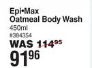 Epi-Max Oatmeal Body Wash-450ml