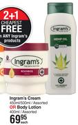 Ingram's Cream 450ml/500ml/ Assorted Or Body Lotion Assorted 400ml-Each