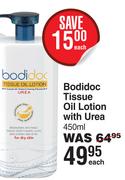 Bodidoc Tissue Oil Lotion With Urea-450ml Each