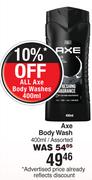 Axe Body Wash Assorted-400ml