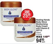 Healing Hands Body Glove Moisturising Body Cream With Vitamin E SPF15-500ml Each