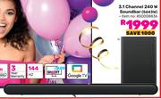 TCL 3.1 Channel 240W Soundbar S643W