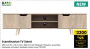 BAM Scandinavian TV Stand-520mm (h) x 1.8m (w) x 400mm (d)