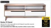 Home & Kitchen Rodus TV Stand-360mm (h) x 1.35m (w) x 600mm (d)