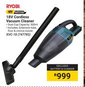 Ryobi 18V Cordless Vacuum Cleaner XVC-18
