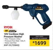 Ryobi 18V Cordless High Pressure Washer XHP-18
