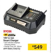Ryobi 18V Li-Ion Smart Charger XPP-9000