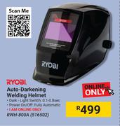 Ryobi Auto Darkening Welding Helmet RWH-800A