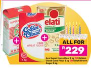 Ace Super Maize Meal 5Kg Or Golden Cloud Cake Flour 5Kg Or Selati Brown Sugar 5Kg-All For