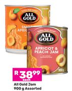 All Gold Jam Assorted-900g Each