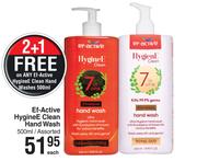 Ef-Active HygineE Clean Hand Wash Assorted-500ml Each