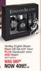 Yardley English Blazer Black Gift Set EDP 100ml Plus Deodorant 125ml & Watch-Per Set