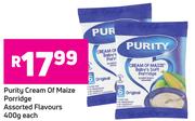 Purity Cream Of Maize Porridge (Assorted Flavours)-400g Each
