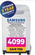 Samsung 13Kg Top Load Washing Machine White WA13F5S2UWW/FA