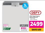 Defy 210L Chest Freezer White DMF470