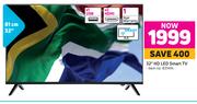 Telefunken 32" HD LED Smart TV
