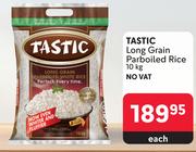 Tastic Long Grain Parboiled Rice-10Kg Each