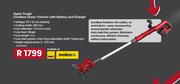 Hyper Tough Cordless Grass Trimmer With Battery & Charger 850026624