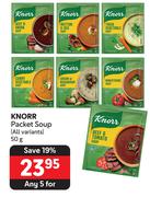 Knorr Packet Soup (All Variants)-For Any 5 x 50g