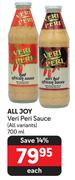 All Joy Veri Peri Sauce (All Variants)-700ml Each