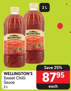 Wellington's Sweet Chili Sauce-2Ltr Each