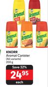 Knorr Aromat Canister (All Variants)-200g Each