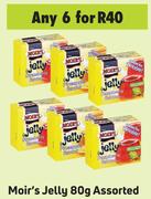 Moir's Jelly 80g Assorted- For Any 6