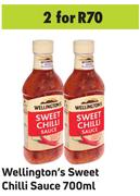 Wellington's Sweet Chilli Sauce 700ml- For 2