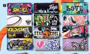 Butterfly Deluxe Flat Pencil Case 33cm 282612-Each