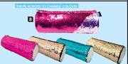 Butterfly Sequinned Barrel Pencil Case 362951-Each