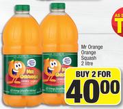 Mr Orange Orange Squash-For 2 x 2Ltr