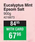 Nature's Nourishment Eucalyptus Mint Epsom Salt-900g