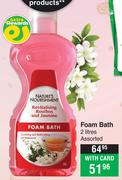 Nature's Nourishment Foam Bath Assorted-2L