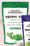 Nature's Nourishment Eucalyptus Mint Epsom Salt-900g