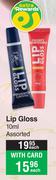 Nature's Nourishment Lip Gloss Assorted-10ml Each