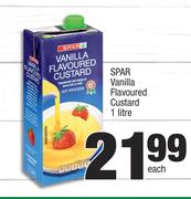 Spar Vanilla Flavoured Custard-1Ltr Each