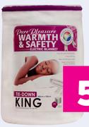 Pure Pleasure 3/4 Non-Fitted Electric Blanket 609703