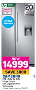 Samsung 520L Side-By-Side Fridge Freezer With Digital Inverter Technology 780470