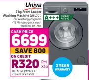 Univa 7kg Front Loader Washing Machine UFL701